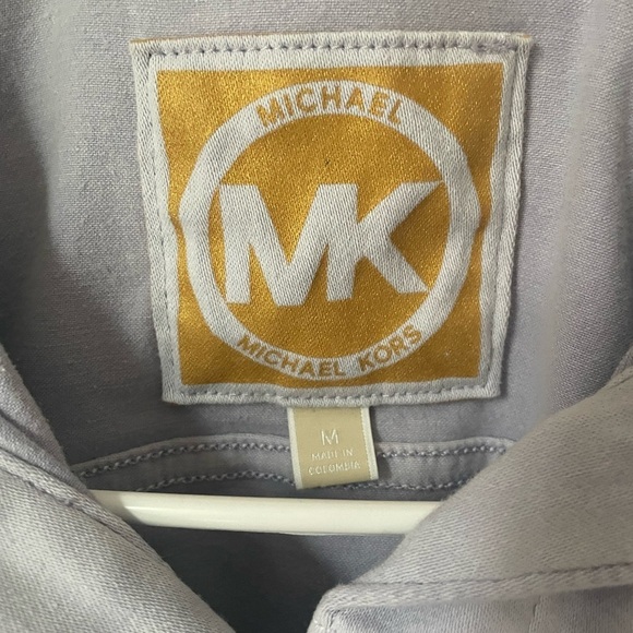 MK Michael Kors Light Lavender Jean Jacket Size Medium - Picture 2 of 6